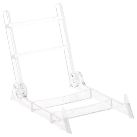 Plymor Clear Acrylic Adjustable Display Easel  2.375  W x 3.5  D x 3  H (12 Pack)