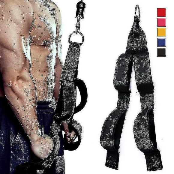 Huafei Tricep Rope Cable Attachment With 2 Handles,tricep Pull Down Rope For Push Downs,crunches,facepulls Zy1-23