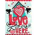 thumbnail image 1 of 5D bricolaje día de San Valentín corazón completo taladro redondo mosaico diamante pintura mujeres regalos Tmvgtek decoración de arte en el hogar, 1 of 9