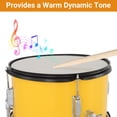 thumbnail image 3 of 5-Piece Kids Drum Set with Stool & Cymbals – 16" Bass Drum, Snare, Hi-Hat, Pedal & Sticks – Junior Drum Kit for Beginners, 3 of 8