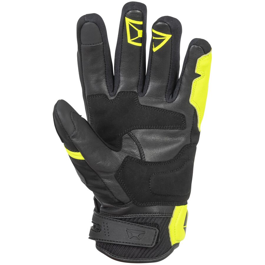 Cortech Super-Sonic Mens Motorcycle Gloves Black/Hi Vis LG