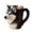 Black, variant on Gumesh Cute Animal Resin Mug - Handcrafted Coffee Cup, Non-Toxic & Dishwasher Safe, Perfect Gift for Him or Her