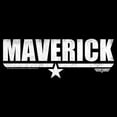 thumbnail image 2 of Junior's Top Gun White Maverick Name With Logo Graphic T-Shirt, 2 of 3