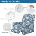 thumbnail image 5 of FOR U DESIGNS Dandelion Pattern Recliner Chair Covers Stretch Lazy Boy Recliner Covers Protector with Armrest, Reusable Reclining Slipcovers with Storage Pocket, 5 of 8