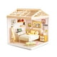 thumbnail image 1 of Juguete Casa en Miniatura Dormitorio con Muebles y Efecto de Luz Nocturna, 1 of 5