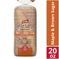 thumbnail image 2 of Sara Lee Artesano Maple & Brown Sugar Split Top Bread, Naturally Flavored, No Artificial Colors or Flavors, 15 Slices, 20 Ounce Loaf, 2 of 10