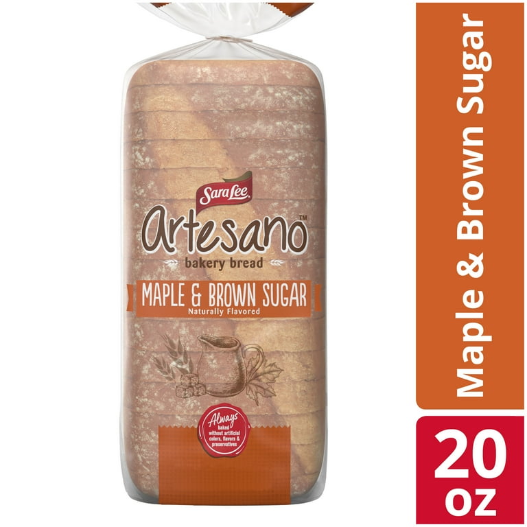 Sara Lee Artesano Maple & Brown Sugar Split Top Bread, Naturally