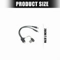 thumbnail image 5 of Multiple Port Charging Cable USB A To C And Little USB 20cm Short For Portable Charging, 5 of 8
