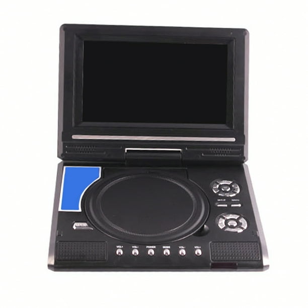 cm 7 8inch Portable Dvd Player Ultra Thin High Definition Tv Video Player With Cd Antenna Remote Control 100 240v Cd Player For Home Entertainment Black Walmart Com