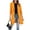 Yellow, variant on Ikevan Women Button Pockets Three Quarter Sleeve Solid office Coat Cardigans Suit Jacket Long Outwear Yellow 4(S)
