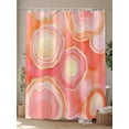 thumbnail image 4 of Abstract Art Water Ripple Shower Curtain, Pink Marble Pattern Waterproof Shower Curtain Set with 12 Hooks Lightweight Washable Fabric Shower Curtains for Bathroom 60x72 Inches, 4 of 6