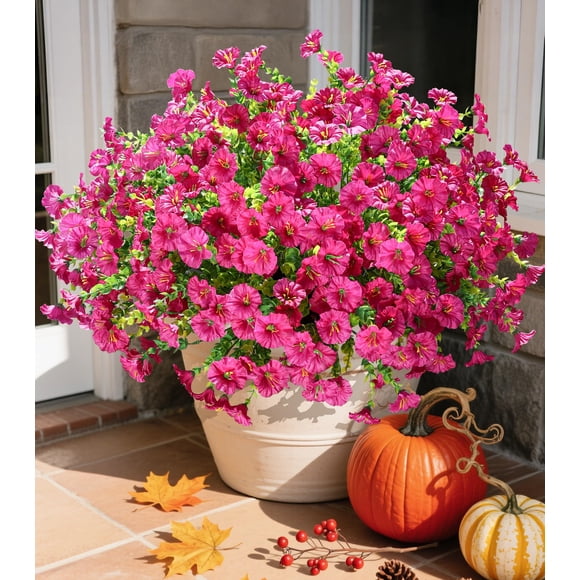 12 paquetes de flores artificiales Ivydale Silk Morning Glory