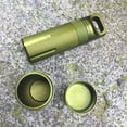 thumbnail image 5 of Aluminum Container Capsule Holder Survival Pill  Airtight Case EDC Survival Kit Waterproof Seal Bottle Capsule Seal Bottles TYPE6, 5 of 8