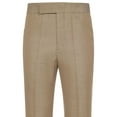 thumbnail image 3 of Victoria Beckham Female Cropped Flare Trousers In Virgin Wool Brown Sizes UK 4-48, 3 of 3
