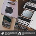 thumbnail image 2 of Shisuyan Guitar Neck Plate for Replacement Guitar Neck Plates Stainless Steel 4 Sets, 2 of 8