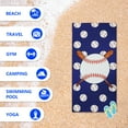 thumbnail image 4 of FAMTKT Microfiber Balls Beach Towel Balls Gifts- 30X60In Large Beach Towel Quick Fast Dry Absorbent Lightweight Sand Free Bath Towels, Beach Towels, 4 of 7