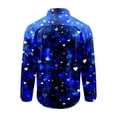 thumbnail image 5 of QATAINLAV Men's Muscle Fit Heart Printed Beach Shirts 2025 Valentines Day Casual Hawaiian Shirts Long Sleeve Button Down Dress Shirt Blue M Limited Time Sale, 5 of 6
