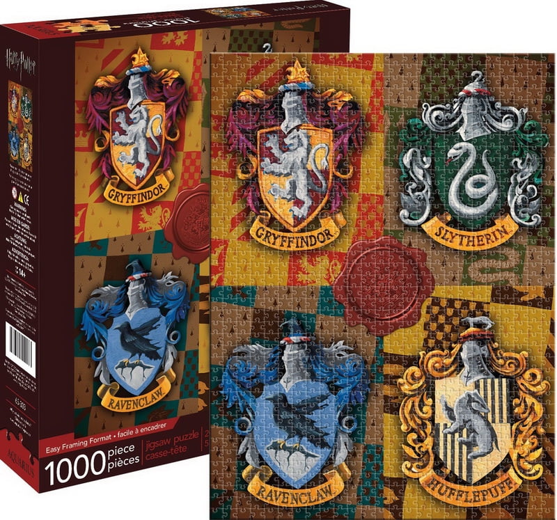 Harry Potter Crests Slim Jigsaw Puzzle 1000-Pieces 