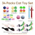 thumbnail image 2 of Set interactivo Cat Toys YULOYI, 34 paquetes, para gatos de interior, 2 of 8