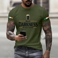 thumbnail image 4 of Hello Darkness My Old Friend Graphic Crew Neck Short Sleeve T-Shirt for Men Casual Streetwear Tee, 4 of 5