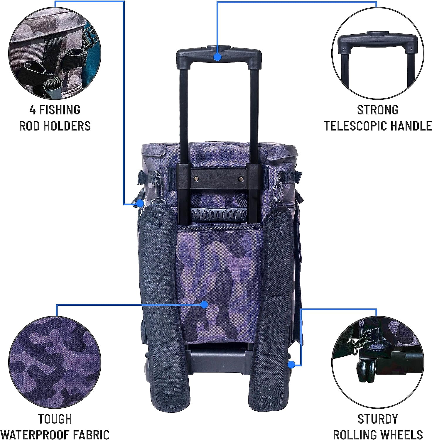 good saltwater tackle box Goture Large Bag, Water Resistant Gear Storage 1 Pack Clear PVC Unique Tackle these trays are not Color:CHNB