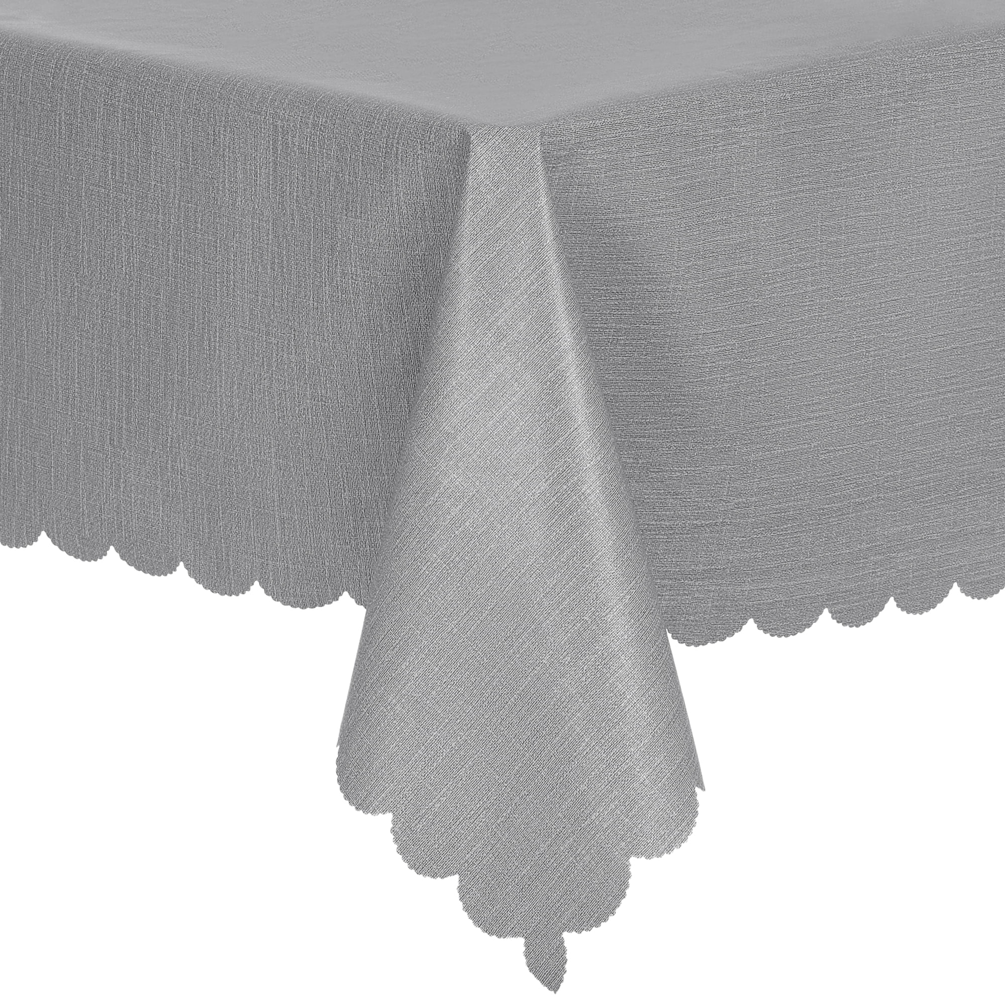 Unique Bargains 1 Pack Oil-Proof Water Resistance Table Cover Grey 55" x 55"