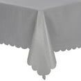 thumbnail image 2 of Unique Bargains 1 Pack Rectangle Tablecloth, Oil-Proof, Spill-Proof, and Water Resistance PVC Table Cover for Party Kitchen Dining Room Grey 55" x 118", 2 of 5