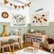 thumbnail image 4 of 2 piezas de decoración de pared de lona del Nuevo Mundo de estilo nórdico para colgar en la pared de la habitación de los niños (estilo animal + estilo mapa), 4 of 5