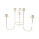 thumbnail image 4 of Canabro Canabro de Metal Elegante Soporte para Velas Canabro para Mesa de Boda Decoración hogar Regalo de inauguración Blanco desgastado L, 4 of 9