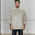 Crewneck Sweatshirt Men,Custom Logo Heavy Embroidery Oversized Blank