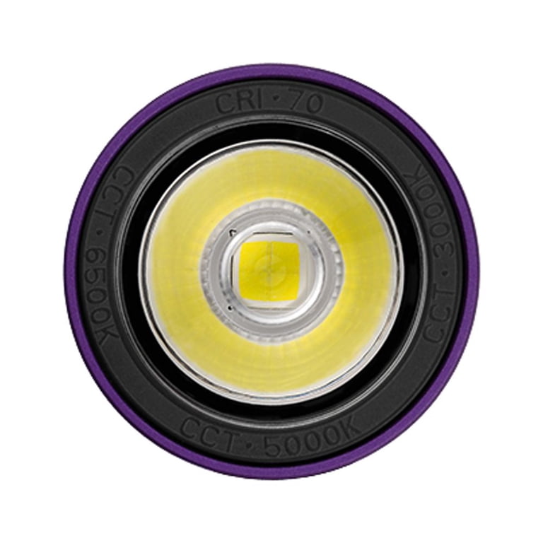 Olight Baton 3 Pro Max Purple EDC Flashlight, Cool White, 2500