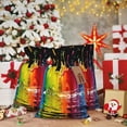 thumbnail image 6 of Naloa Vibrant Color Splash Drawstring Christmas Bags, 3D Xmas Gift Bags, Christmas Wrapping Bags, Xmas Goodie Bags, Treat Pouch Bags, Party Favor Bags-Medium, 6 of 9