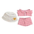thumbnail image 5 of Conjunto de Ropa para Muñecos de Peluche CUTICAT Traje a Cuadros Rosa, 5 of 5