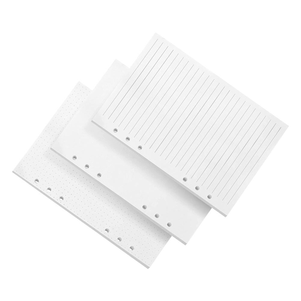 OUNONA 240 Pieces A5 Loose Leaf Notepad Refill Paper Inserts for Smooth Writing, Note Taking, Journaling and Office Use