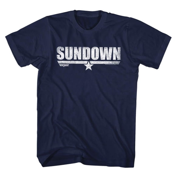 Top Gun Sundown Navy Adult T-Shirt 2Xl