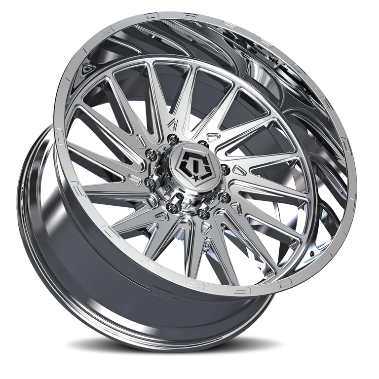 1 TIS 22x12 8X6.50 -44 547C Chrome Plated Wheel Rim - Walmart.com