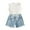Z-white-a, variant on LNMQLPDBS Short Sets for Girls Solid Color Ribbed Button Decoration Short Sleeve T Shirt & Denim Shorts with Pockets 2pcs Outfits Toddler Girls Clothes Summer Casual Outdoor Suits Pink 3-4 Years
