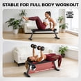 thumbnail image 4 of FLYBIRD 600LBS Folding Flat Bench, Sturdy Lightweight and Space-saving Bench Press Flat Weight Bench, Easy to Assemble, 4 of 8