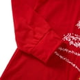 thumbnail image 5 of GRNSHTS Christmas Family Matching Pyjamas Xmas Snowflake Sleepwear Family Matching Christmas Eve PJs (Red-Men/XL), 5 of 10