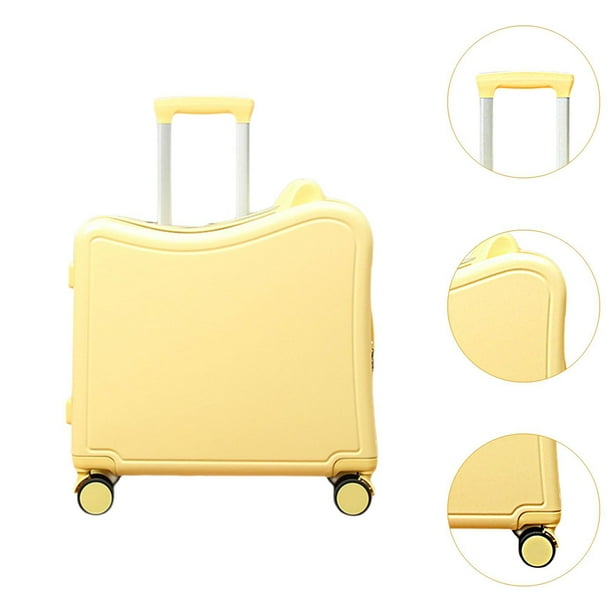 Yellow carry on luggage sale