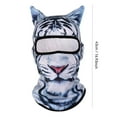 thumbnail image 3 of Cat Style Ski Mask Balaclava 3D Animal Face Cover with Ears for Winter Sports Outdoor Activities Music Festivals Rave Parties Halloween Accessories and, 3 of 4