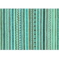 thumbnail image 1 of Ahgly Company Indoor Rectangle Abstract Light Blue Modern Area Rugs, 5' x 8', 1 of 4