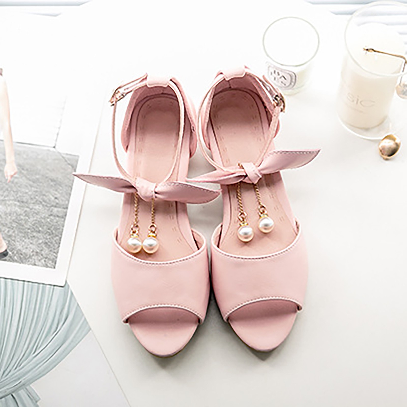 B91xZ Baby Toddler Everyday Slide Sandals Ballet Flats for Girl