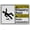 Warning Sign 5, variant on Weatherproof Vertical ANSI Grain Bin Silo Sign (When accessing the central roof hatch remain on the ladder keep safety harness attached at all times) 8 in" x 12 in" UV Resistant Indoor Outdoor Sign