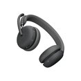 thumbnail image 2 of Logitech Zone Wireless 2 Premium Noise Canceling Headset with Hybrid ANC, Bluetooth, USB-C, USB-A, Certified for Microsoft Teams and Fast Pair, Graphite, 2 of 15
