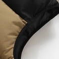 thumbnail image 5 of Wutalume Men's Casual Loose Color-Blocked Cotton Warm Jacket with Detachable Cap, Sleeveless Vest Style for Men, Versatile for Outdoor Adventures and Casual Fashion,Coffee 3XL, 5 of 8