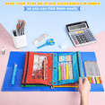thumbnail image 3 of LEEYNEER Pencil Pouch for 3 Ring Binders  30 Bulk Pencil Pouches, 3 of 7