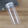thumbnail image 2 of Cateissary Botellas Mason Jar Recipiente de plástico transparente Soporte de almacenamiento Sello de lápiz Galleta seca Organizador de galletas Almacenamiento y organización del hogar, 2 of 6