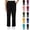 Black, variant on longantii Scrub Pants for Women Stretch Straight-Leg Cargo Pant Nursing Soft Uniform Pants Scrub Bottoms with Side Pockets Black S