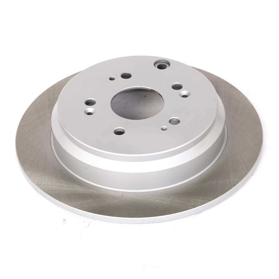 PowerStop JBR1158SCR Rear Coated Hat and Edge Rotor